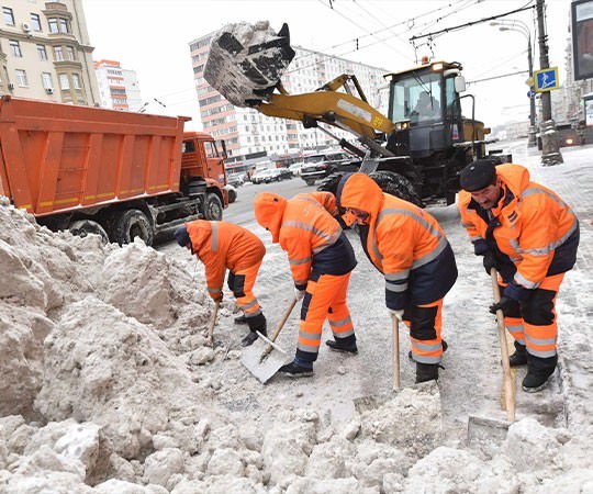 Уборка снега в Бугуруслане и  Оренбургской области